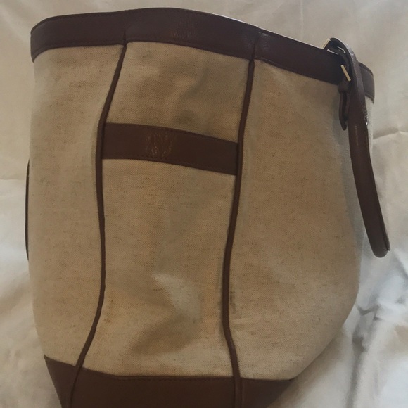 Tory Burch linen tote - Picture 8 of 8